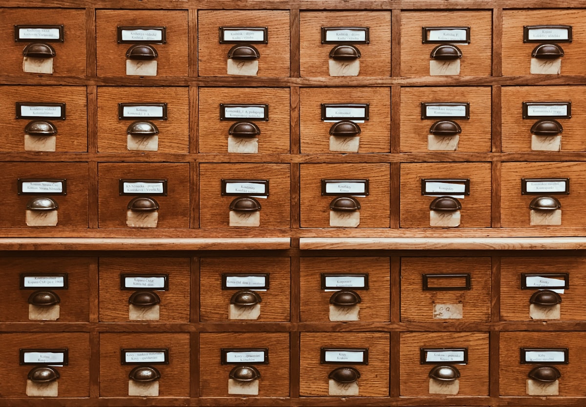 Data catalog and storage